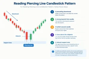 Reading Piercing Line Candlestick Pattern