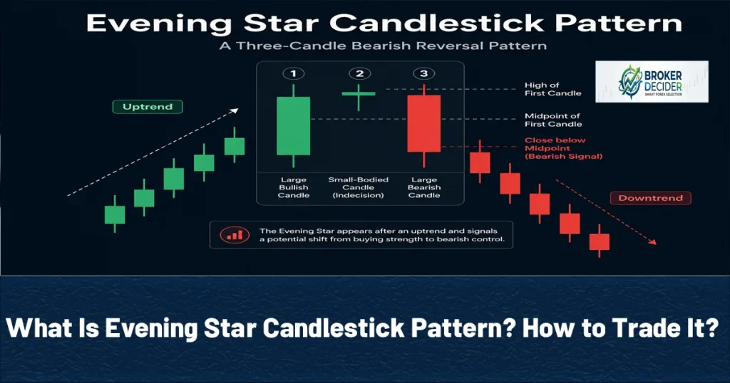 What Is Evening Star Candlestick Pattern? How to Trade It?